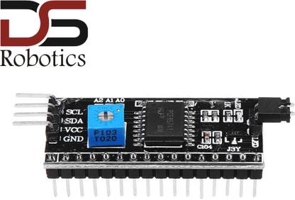 DS Robotics Lcd Display Iic I2C Serial Interface Board Module Lcd 1602 Address Changeable Electronic Components Electronic Hobby Kit