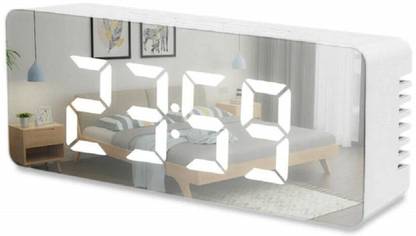 MARCRAZY Digital White Clock