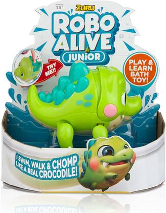 Robo Alive Junior Battery-Powered Baby Crocodile Bath Toy Bath Toy