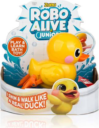 Robo Alive Junior Battery-Powered Baby Duck Bath Toy Bath Toy