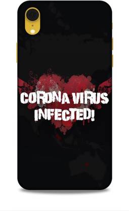 MAPPLE Back Cover for Apple iPhone XR (Corona / Virus / Quotation)