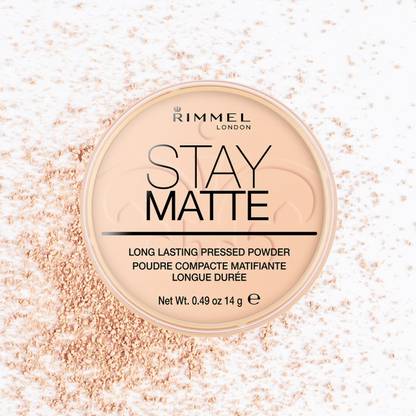 Rimmel London Stay Matte Pressed Powder - Warm Beige, 8.5 g (0.3 fl.oz) Compact