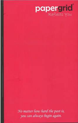 papergrid reflects you Regular Notebook single line 160 Pages