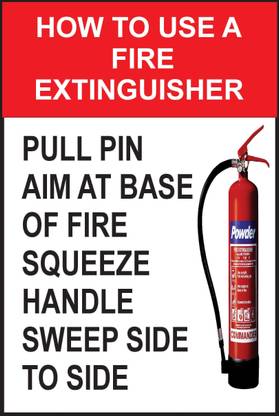 imbue USE YOUR Fire Emergency Sign