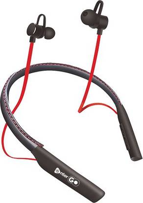 EnterGo BLACK RED Bluetooth NECKBAND Stereo Headset Bluetooth