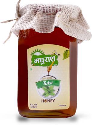 Madhurash Raw Unprocessed Tulsi Honey
