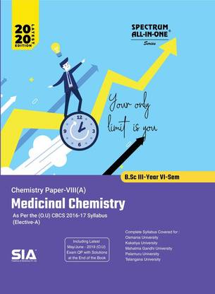 B.Sc Third Year Six Sem MEDICINAL CHEMISTRY ( CHEMISTRY PAPER-VIII (A) )(O.U) 2020 Edition
