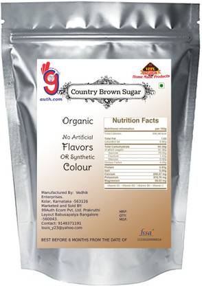 99Auth No Sulphur No Chemical Premium High Quality Brown Sugar 100g Sugar