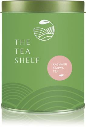 The Tea Shelf Kashmiri Kahwa Saffron Tea Tin