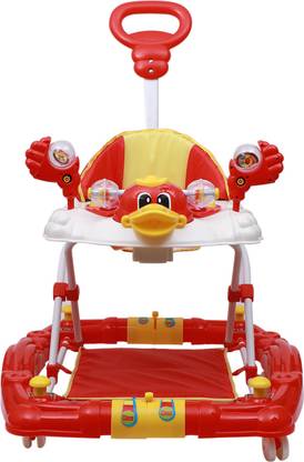 JoyRide Musical 2-in-1 Walker With Parent Rod