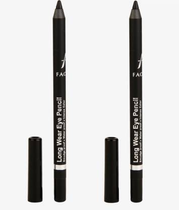 FACES CANADA Long Wear Eye Pencil - Solid Black { Pack Of 2 }