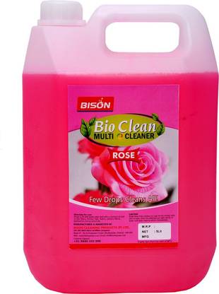 Bison Bio clean multi cleaner, floor cleaner, open area, kitchen top clean ROSE
