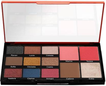 SWISS BEAUTY Vegas Love, Face and Eyes Makeup Palette, Face and Eye Make-up Palette , Multicolor-02, 18 gm