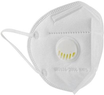 VRN Enterprise N95-V Melt Blown 5 Layer Anti Pollution Mask With Respirator Pack Of-2