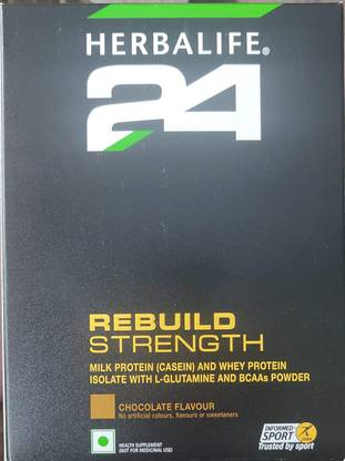 HERBALIFE Nutrition 24 Milk Protien Rebuild Strength Chocolate Flavor Powder in 500 gm Protein Shake