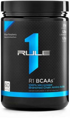 Rule 1 R1 BCAA - 60 Servings (Blue Raspberry) BCAA
