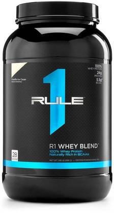 Rule 1 Whey Blend - 0.92 kg (28 Serving, Vanilla Vanilla Ice Cream) Whey Protein