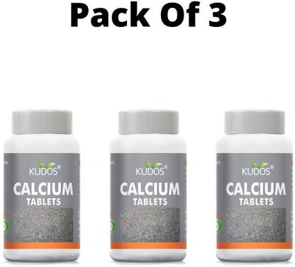 KUDOS Calcium Tablets | Ayurvedic Supplement for Bones Health