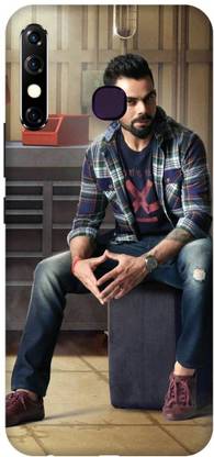 Yoprint Back Cover for Infinix hot 8 Virat Kohli Printed Back Cover