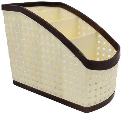 R Dabhi 4 Compartments Plastic Desk Organiser