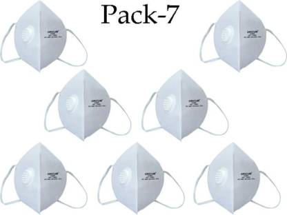 ORICUM C295-1005 Non woven White Mouth Nose Cover Anti-pollution ,Washable ,Smoke allergy Mask (Pack of 7) sku1005-c295 non woven-(Pack of 7)