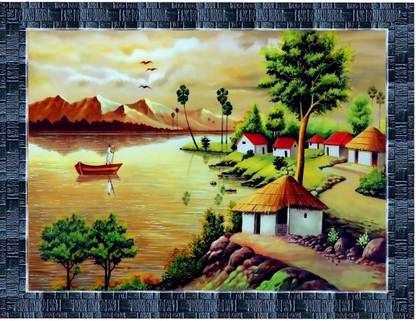 LiveArts beautiful Nature View Digital Reprint 10.5 inch x 13.5 inch Painting