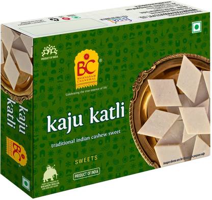 BHIKHARAM CHANDMAL Kaju Katli - 500g (Pack of 1) Box