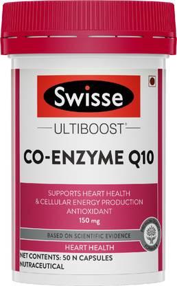 Swisse Ultiboost Co Enzyme Q-10 Supplement for Heart Health & Energy Metabolism