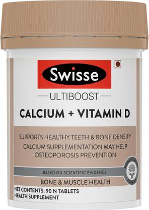 Swisse Ultiboost Calcium + Vitamin D for Immunity, Bones & Muscle Health