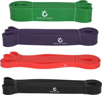 HEALTHTREK Power Pull Up Bands Set of 4 Fitness Band