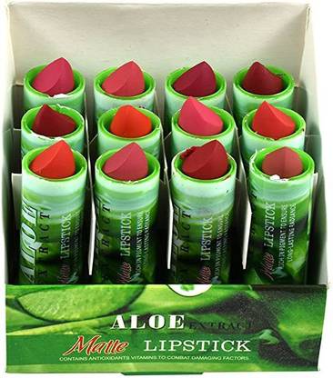 ads Aloe Multi Color Lipstick Set Of 12