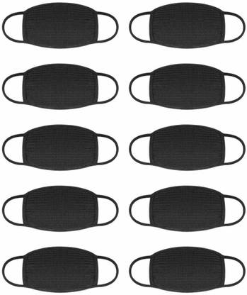 Adimac ADMC-Black-P10 ADMAC-Black Reusable, Washable Cloth Mask