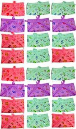 Shishu care New Born Baby Cotton Hosiery Padded Premium Quality U Shape Nappies, Nadi , Langot Washable Reusable Cotton Diaper Nappy Baby Cozy Wear pack of 24 pcs (Multi, 0-6 Months) NPPY 9