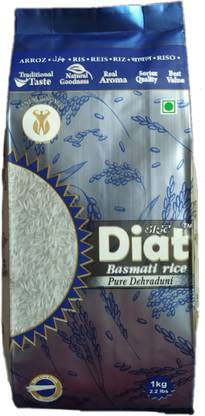 diat basmati rice Pure Dehraduni Basmati Rice (Long Grain, Raw)
