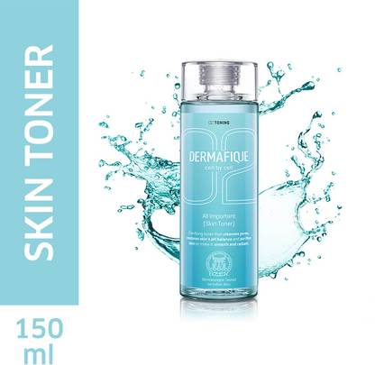 Dermafique All Important Skin Toner, Marine, Enriched with Hyaluronic Acid & Vitamin E Men & Women