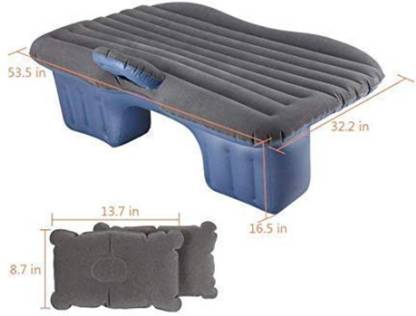RAINBOW CLUB AIR Bed CAR Inflatable Mattress with Pillow Car Inflatable Bed