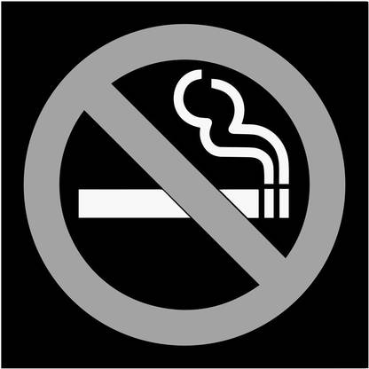 999Store no smoking cigarette Emergency Sign