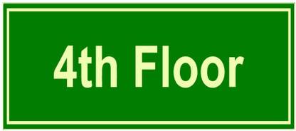999Store 4th Floor Emergency Sign