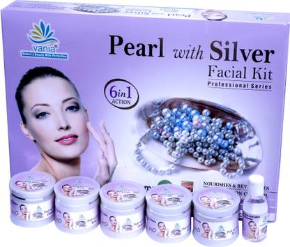 वानिया सिल्वर फेशियल किट के साथ पर्ल 300 g