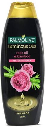 PALMOLIVE Oil Shampoo with Essential Rose Oil & Bamboo extracts (Moisturizes Hair)