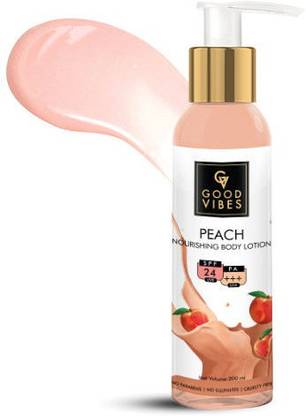 GOOD VIBES Sunscreen - SPF 50 Body Lotion with Peach