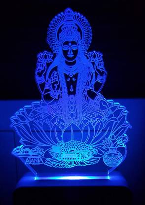 2Mech Dhan Laxmiji Night Lamp for Home,Office and Temple Night Lamp