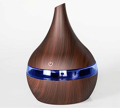 RENMAX Room Mini USB Humidifier Aroma Diffuser 7 LED Color Change KP-1541 Dark Brown 300ml Humidifier