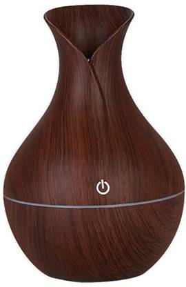 RENMAX Room Mini USB Humidifier 7 LED Color Change Aroma Diffuser Dark Brown Humidifier