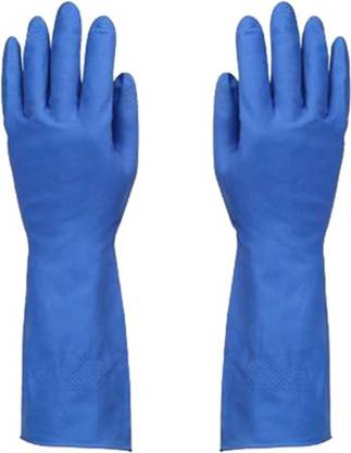 Uncle Paddy's Reusable Rubber Hand Gloves Pack of 12 Pairs Dry Glove Set
