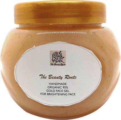 THE BEAUTY ROUTE gold face gel big Face Wash