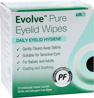 Evolve Pure Eyelid Wipes
