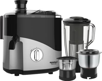 MAHARAJA WHITELINE ODACIO PLUS / JX1-157 Odacio Plus 550 W Juicer Mixer Grinder (3 Jars, Black, Silver) at Rs. 2799