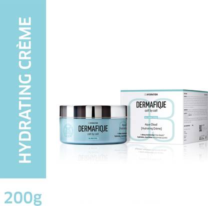Dermafique Aqua Cloud Hydrating Creme with Shea Butter, Seaweed Extracts, Non-greasy