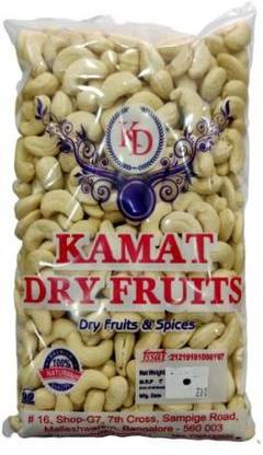 KAMAT DRY FRUITS Whole Cashews Cashews
